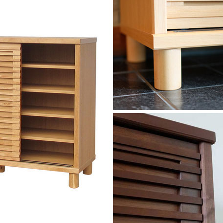 スーパーセール特別価格 シューズボックス シューズラック 下駄箱 引き戸 幅116cm 完成品 北欧 おしゃれ かわいい 木製 格子 玄関収納 靴 シューズ 収納 おしゃれ ロッシー116シューズボックス ミディアムブラウン ナチュラル Brocamarketing Com