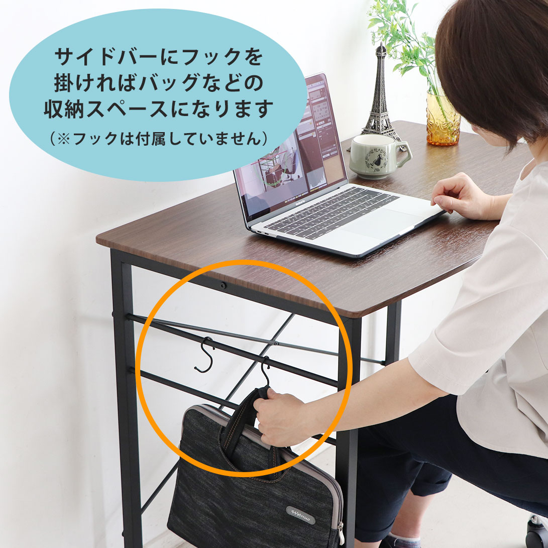 デスク パソコンデスク オフィスデスク 木製 おしゃれ 北欧 シンプル 机 作業台 幅95 コンパクト Pcデスク