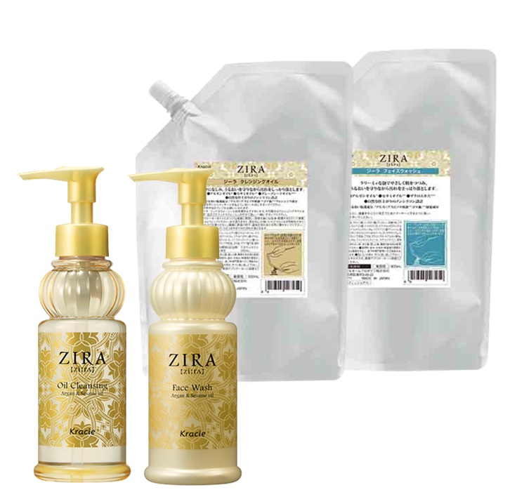楽天市場】クラシエ ZIRA ジーラ 化粧水 乳液 セット 900ml 業務用詰