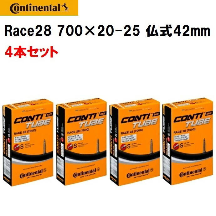 楽天市場】2本セット Continental コンチネンタル チューブ Race28 Wide 700×25-32C 仏式60mm :  REFREEZE 楽天市場店