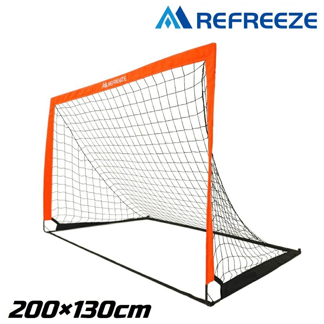 最大61％オフ！ REFREEZE リフリーズ ポータブル サッカーゴール 3.6×1.8m 収納バッグ付き サッカー フットサル ゴール ミニゲーム  対戦 練習 トレーニング