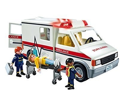 楽天市場 Playmobil プレイモービル 救急車 Rescue Ambulance Playset 5681 Refreeze 楽天市場店