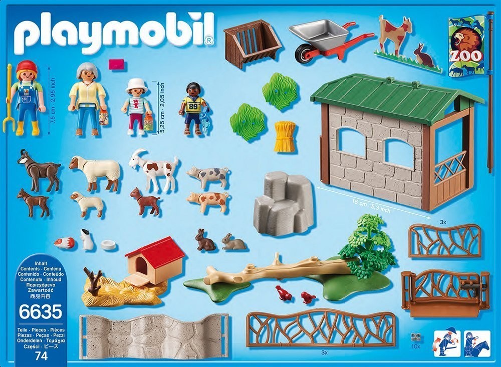 playmobil petting zoo