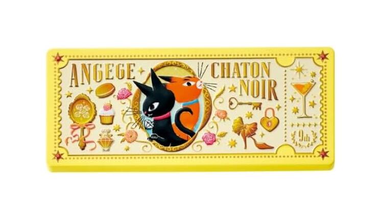 2026】ゴンチャロフ アンジュジュC (5個入り)×1缶 猫チョコ 手提げ袋