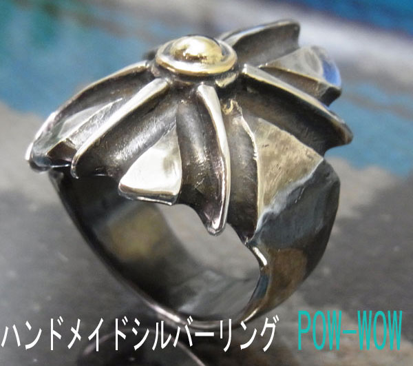 楽天市場 サンレイ シルバーリング 925 メンズ 受注製作 いぶし銀 黒銀 アンティーク加工 手作り メンズアクセ ネイティヴスピリット 17号 24号まで シルバーアクセ工房パウワウ代官山