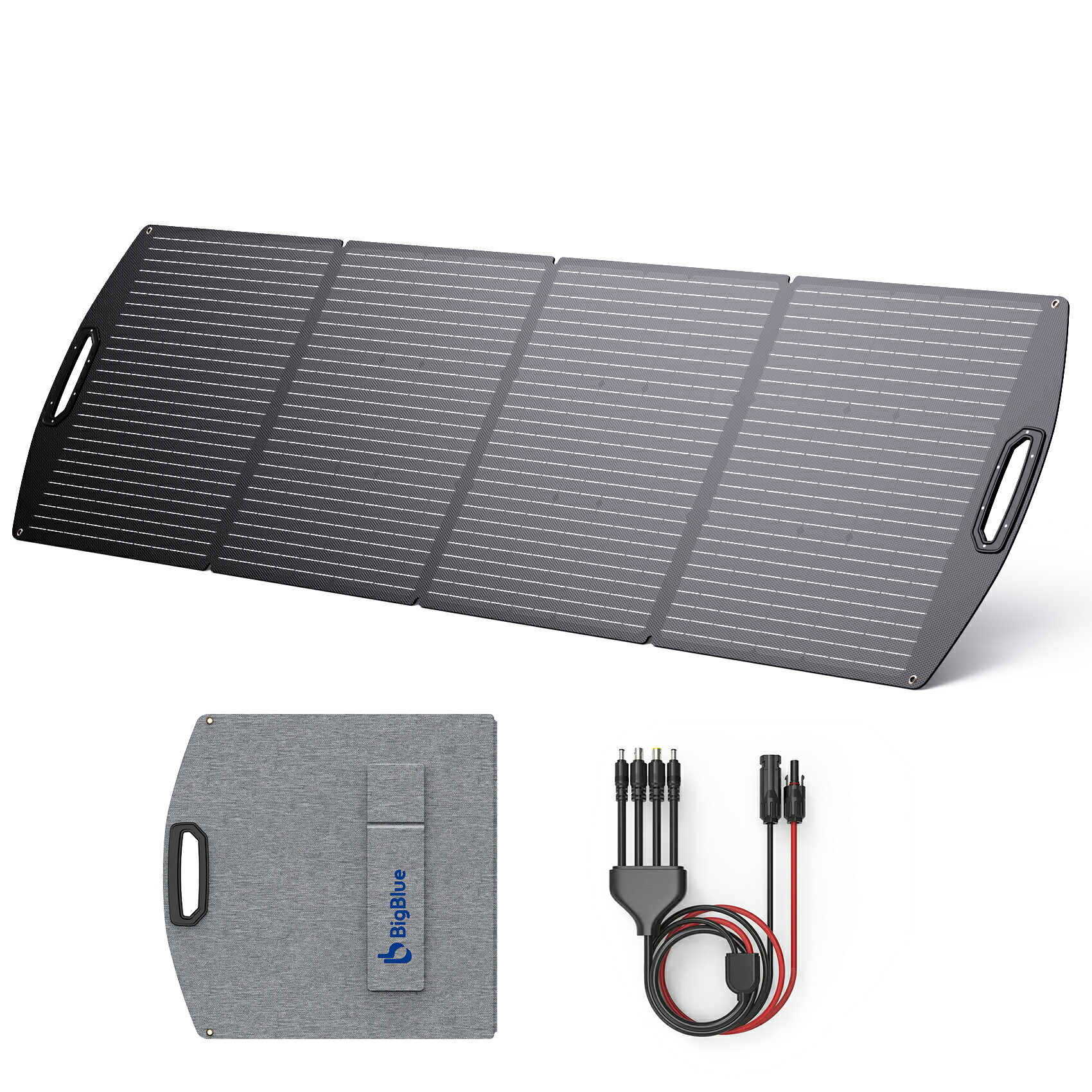 最終価格 200w 4面ワイド BigBlue Solarpowa200 ソーラーパネル 200W 