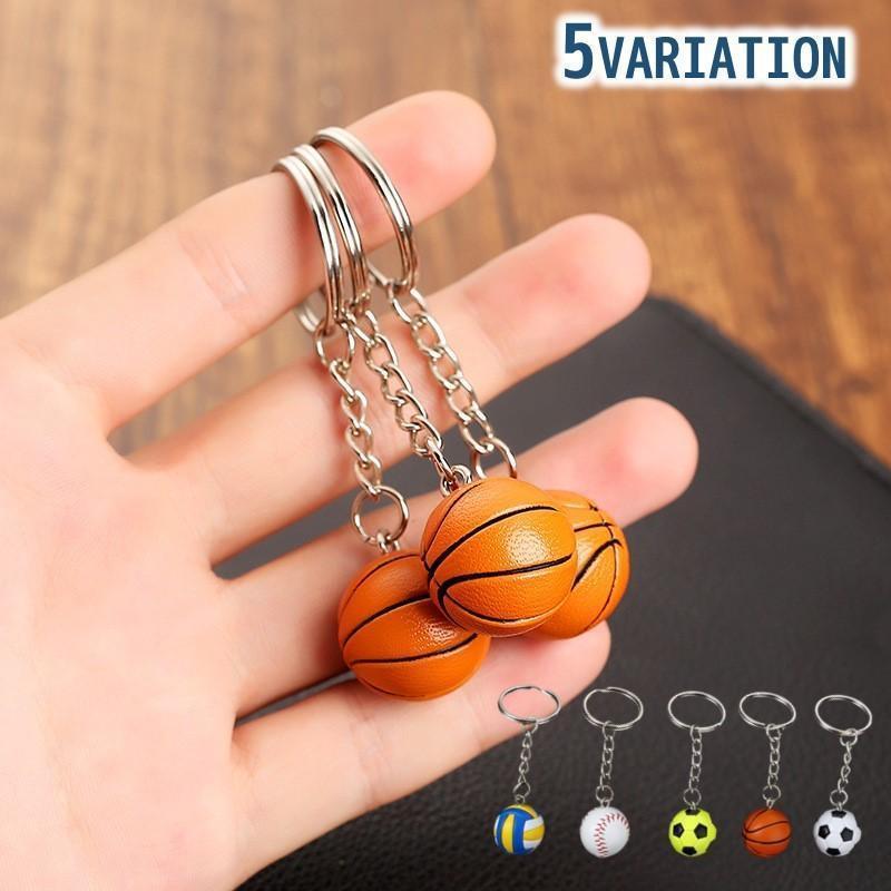 楽天市場】キーホルダー キーリング サッカーボール バスケット 野球