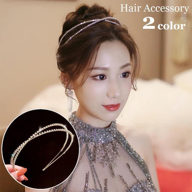 楽天市場】カチューシャ ヘアアクセサリー 両サイドにライン