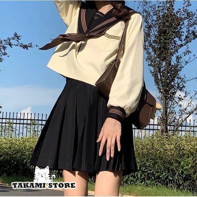 セーラー服 高校 制服 セット 女子高生 制服スカート 学生服 女子 長袖 半袖 大きいサイズ 3L スカーフ 卒業式 入学式老人の日｜パワフル55ショップ