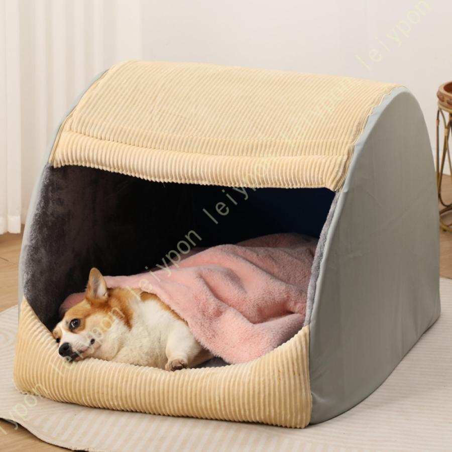 犬 学生寄宿舎 愛玩動物臥榻 猫 犬 小型犬 中型犬 春 夏 愛玩動物棲み家 臥榻 愛玩動物寝椅子 学生寄宿舎型 ホカホカ ぐっすり眠れる 冬寒さ打つ手 座布団 寝袋 通気父の日