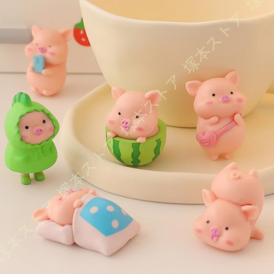 楽天市場】ブタの置物 豚の親子 3点セット リアルな ぶた ピッグ