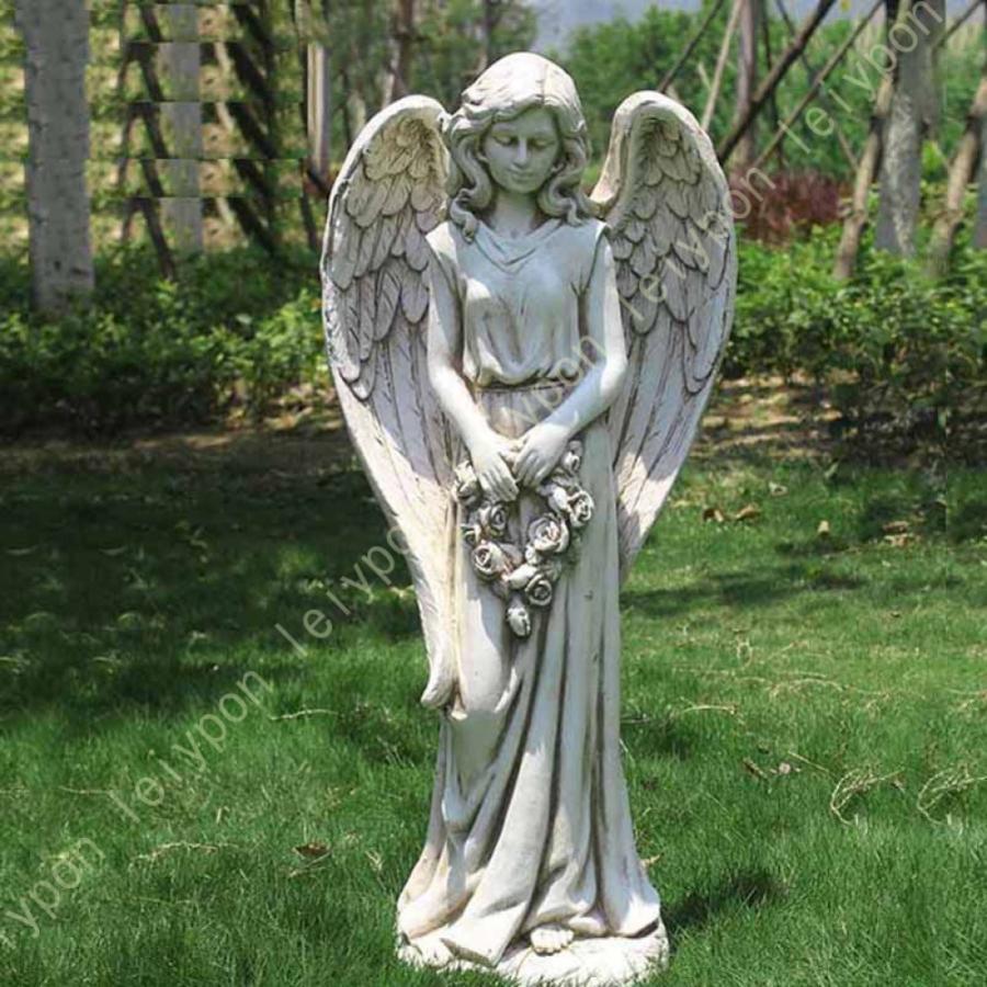 楽天市場】ガーデニング オブジェ プリティーエンジェル置物天使天使