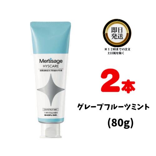 楽天市場】メルサージュ ヒスケア A ソフトミント 80g ×2 | 松風 まつ