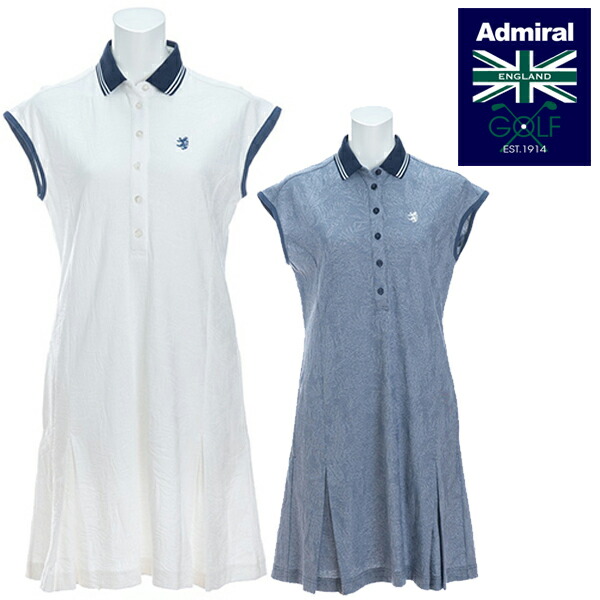 30 Off アドミラル 21年春夏モデル レディース Admiral リーフジャガード ワンピース ワンピース Adla156 21 ゴルフウエア レディース 春夏 Purplehouse Co Uk