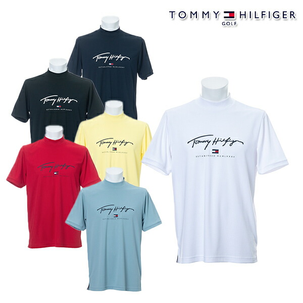 新しい到着 トミーヒルフィガー 21年春夏モデル メンズ 半袖 Tommy Hilfiger Tommy シグネチャー Flagハイネック シャツ Thma133 21 ゴルフウエア メンズ 春夏w 在庫限り Sinagoga Co Rs