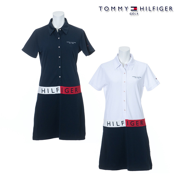 楽天1位 トミーヒルフィガー 21年春夏モデル レディース Tommy Hilfiger シグネチャーflag ヒルフィガーワンピ ワンピース Thla121 21 ゴルフウエア レディース 春夏w 新品 Gonzaga Mg Gov Br