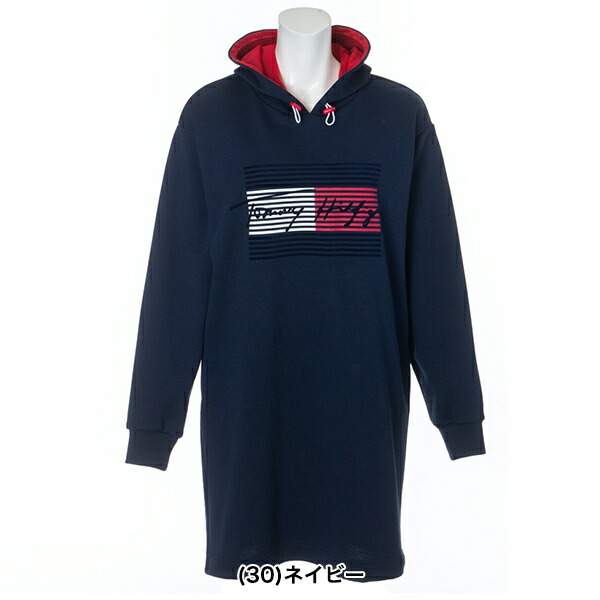 Tommy Hilfiger 21年秋冬モデル トミーヒルフィガー レディース スウェット長袖ワンピース Thla164 00 ホワイト S 21 ゴルフウエア 秋 冬 Opendu17 Fr