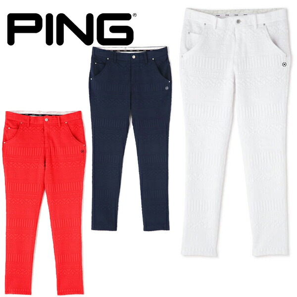 新品　ピン　アパレル　PING APPAREL　ゴルフ　中綿パンツ　モノグラム柄 PING（ピン） ゴルフ PINGモノグラム柄 ソニックキルト 防風 撥水 中綿