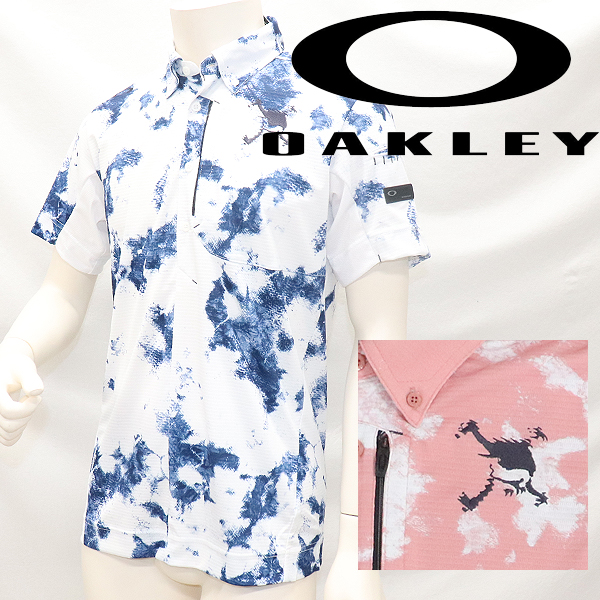 オークリー 春夏モデル メンズ SKULL BLEACH GRAPHIC SHIRT 半袖シャツ FOA403517【22】画像