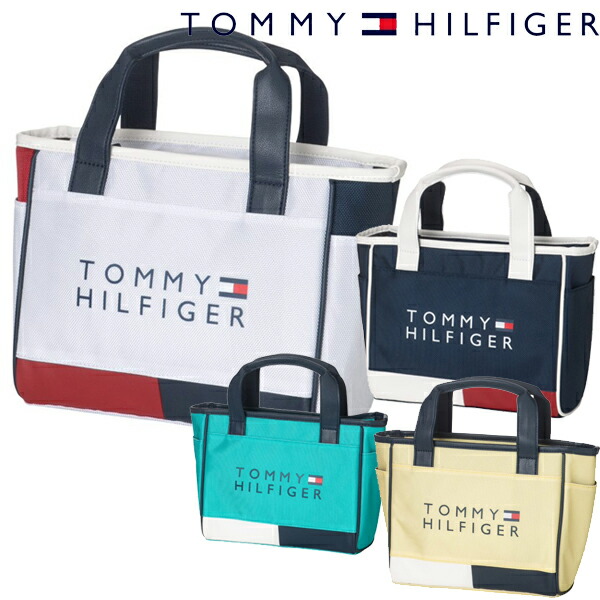 トミーヒルフィガー 2022年春夏モデル ユニセックス ラウンドバッグ THMG2SBB TOMMY HILFIGERカートバッグ 当店在庫してます！