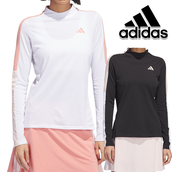 新品　L アディダス　adidas　ゴルフ　モックネック　シャツ　スカート 楽天市場】アディダス ゴルフサイドカラーブロックモックネック