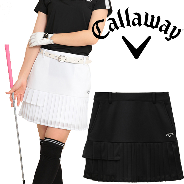 キャロウェイ クローズドメッシュプリーツスカート C23128208 スカート Callaway レディース キャロウェイ ゴルフ クローズド メッシュ