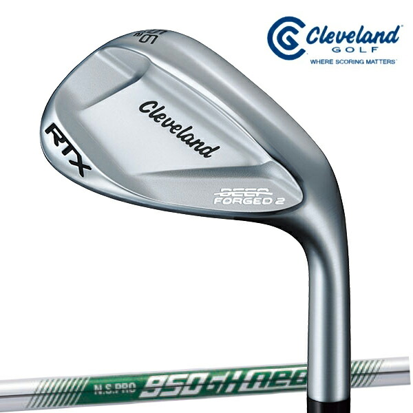 ダンロップ メンズ クリーブランド ディープ フォージド 2 ウェッジ NS PRO 950GH neo スチールシャフト Cleveland Golf【23】