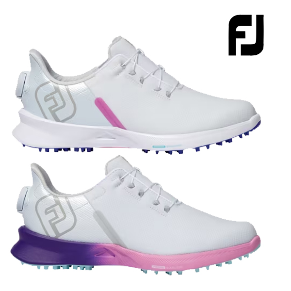 FootJoy ゴルフシューズ ホワイト/パープル/ピンク FootJoy フットジョイ ゴルフシューズレディース PRO SLX BOA