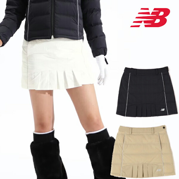 美品★ ニューバランスゴルフ★セットアップ★サイズフーディ2 ・スカート1 ニューバランスゴルフ 千鳥ジャカードスカート 012-4134507