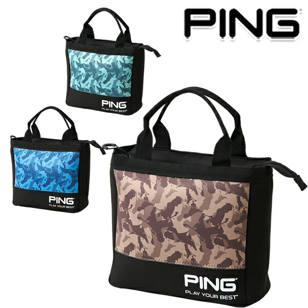 楽天市場】ピン PING アルファベットバイアスパターン ラウンドバッグ