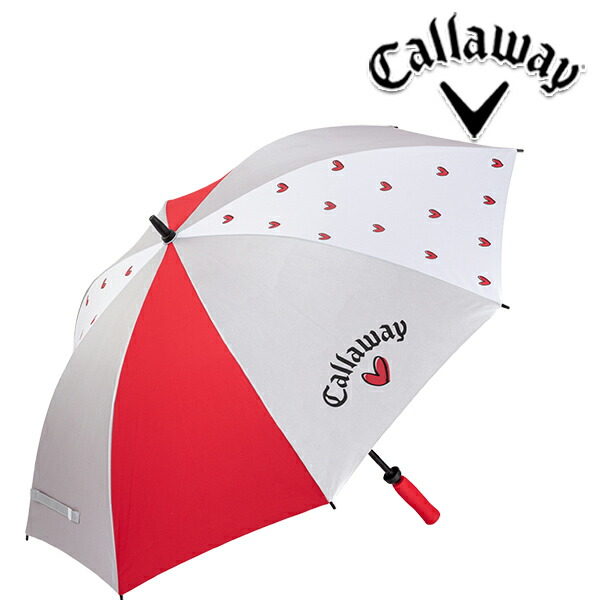 キャロウェイ 春夏ひな形 レディース  callaway ラブキャロウェイ コウモリ傘 24 JM  lovecwumbrella24jm  【24】