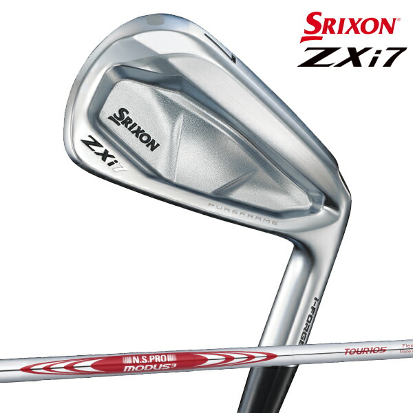 ダンロップ メンズ スリクソン ZXi7 アイアン 6本組(5-9、PW) NS PRO MODUS 3 TOUR 105 スチール写真矢がら ゼットエックスアイ SRIXON アイアン書き割り【24】