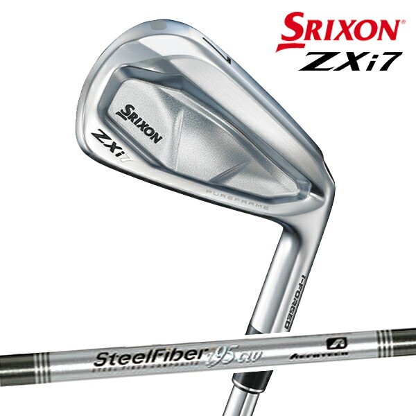 【メーカーカスタム】ダンロップ メンズ スリクソン ZXi7 アイアン 5本組(6-9、PW) アイアンセット スチールファイバー i 95 CW スチールシャフト TRUE TEMPER(トゥルーテンパー)【24】