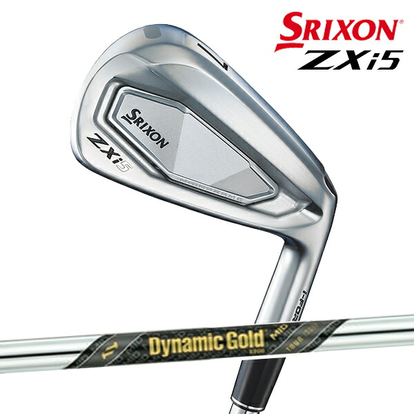 【メーカーカスタム】ダンロップ メンズ スリクソン ZXi5 アイアン 6本組(5-9、PW) アイアンセット ダイナミックゴールド MID TOUR ISSUE スチールシャフト TRUE TEMPER(トゥルーテンパー)【24】