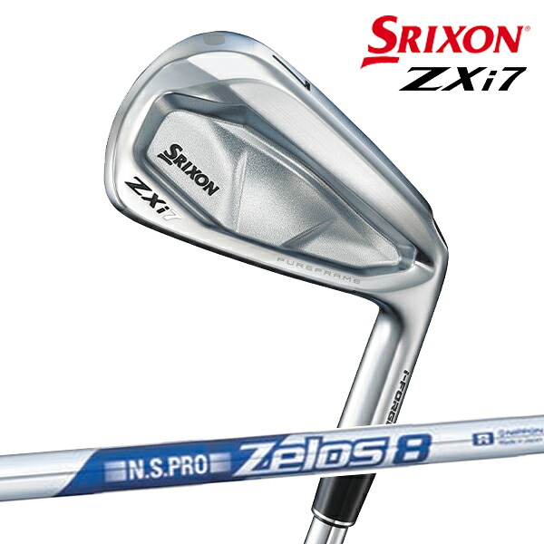 【メーカーカスタム】ダンロップ メンズ スリクソン ZXi7 アイアン 6本組(5-9、PW) アイアンセット NS PRO ZELOS 8 スチールシャフト 日本シャフト装着【24】