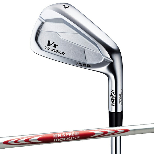 本間ゴルフ メンズ TW767 TW-VX アイアン 単品（＃4、5、A） NS PRO MODUS 3 TOUR 105 スチールシャフト 日本正規品 ホンマゴルフ【24】