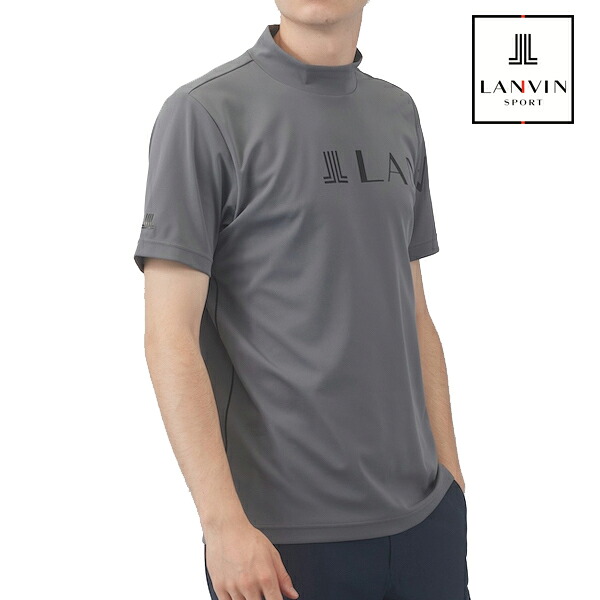 一番人気の【特価】ランバン 春夏モデル メンズ モックネック 半袖