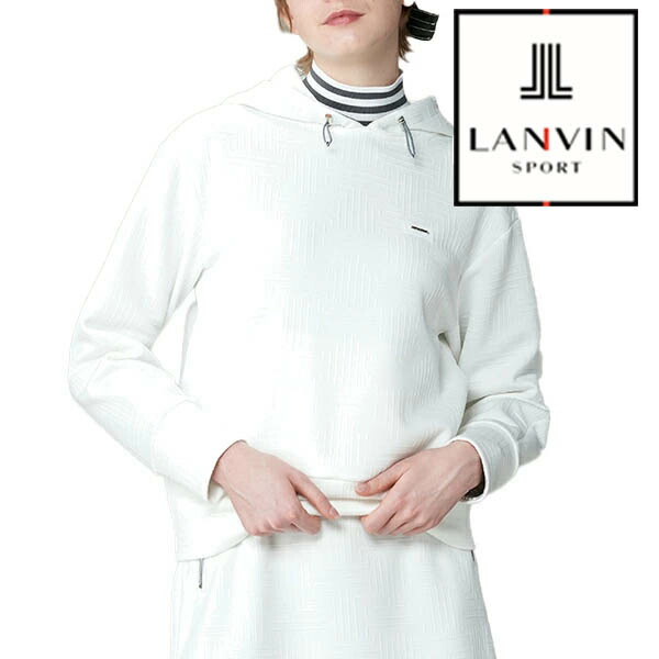 ランバン 秋冬モデル レディース モノグラム柄 マトラッセ パーカー VG4FSW40L LANVIN(ランバン)ランバンスポール【24】|パワーゴルフ(PowerGolf)