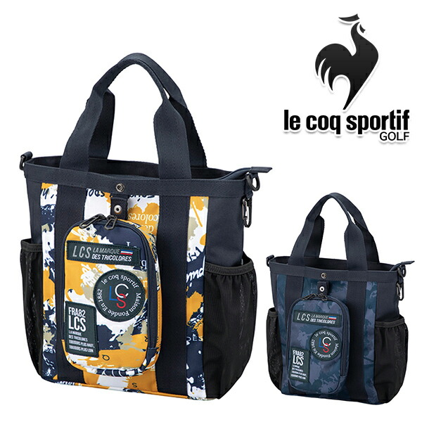 ルコック メンズ コラージュデザイン 2WAYポーチ 着脱可能ミニポーチ付き LG4FTT40M le coq sportif【24】