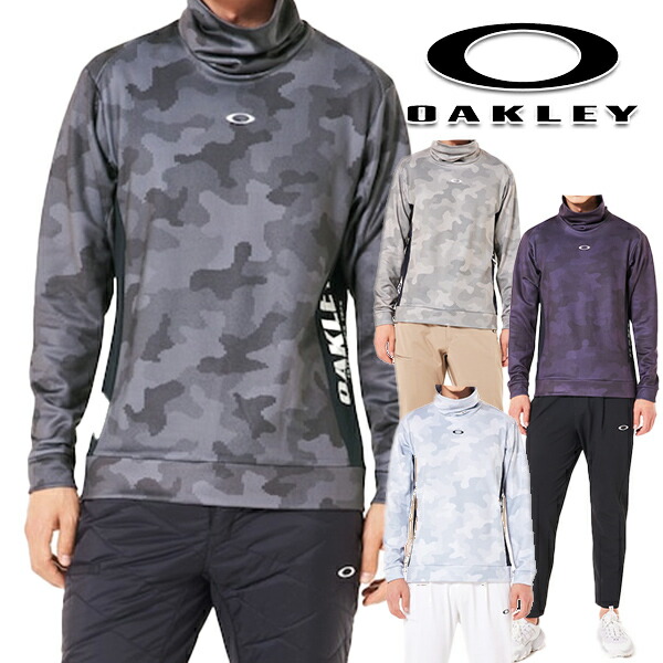 【特価】オークリー 秋冬モデル メンズ OAKLEY INTRICATE CAMO TURTLE タートルネック 長袖シャツ FOA406964 OAKLEY【24】