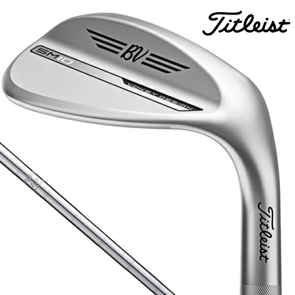 【58度-62度】タイトリスト メンズ SM10 周遊旅行Cr ウェッジ BV105 スチール写真矢がら Titleist【24】