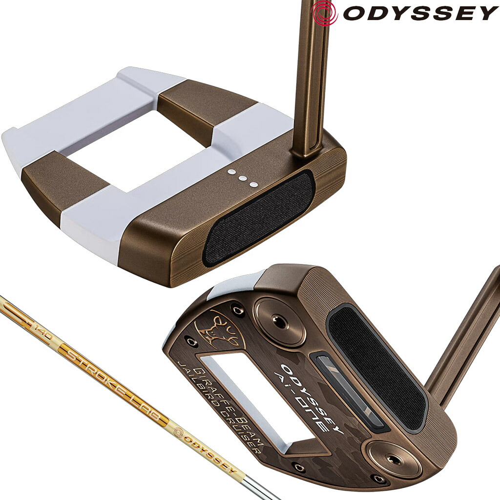 【SALE】【押さえる】オデッセイ Ai-ONE GIRAFFE BEAM JAILBRD CRUISER エーアイ 一 麒麟 光線 パター STROKE LAB 140 立て坑 ODYSSEY パター【25】