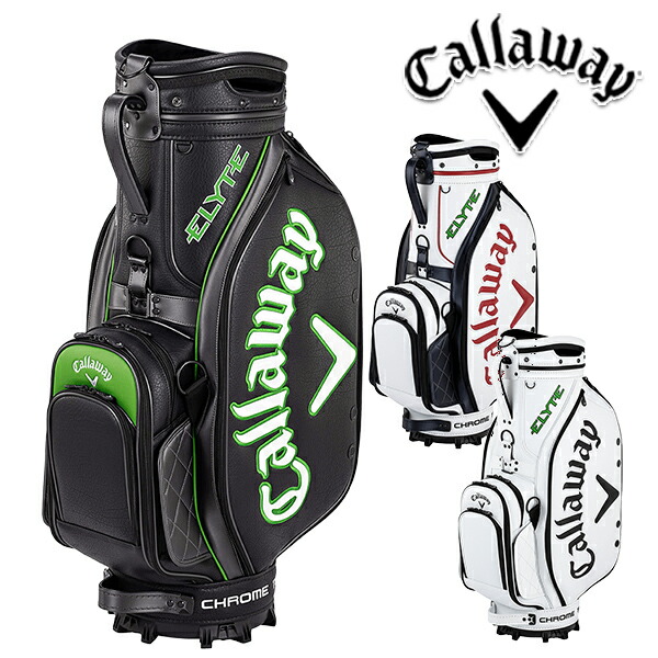 Callaway Elyte キャディバッグ 黒/緑 Callaway キャロウェイ 2025 Elyte Staff Bag キャディバッグ US