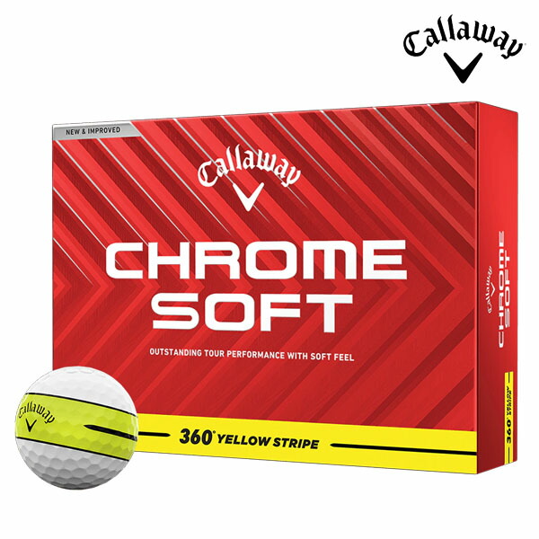 楽天市場】キャロウェイ クロムソフト ゴルフボール ○2024年モデル