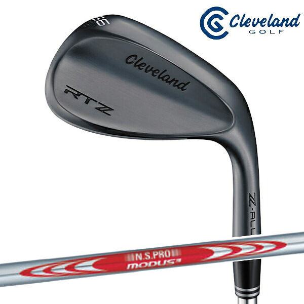 【メーカーカスタム】ダンロップ メンズ クリーブランド RTZ ブラックサテン ウェッジ NS PRO MODUS 3 TOUR 110 スチールシャフト【25】