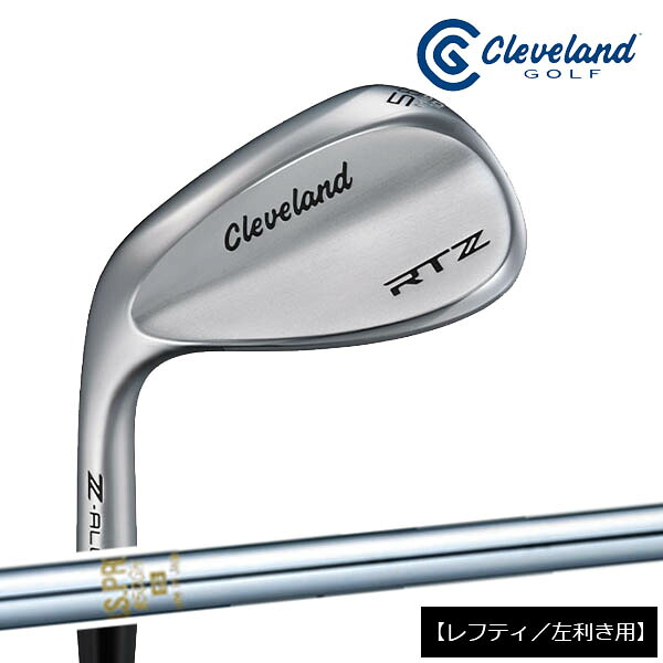 【メーカーカスタム】【レフティ／左利き用】ダンロップ メンズ クリーブランド RTZ ツアーサテン ウェッジ NS PRO 850 GH スチールシャフト【25】