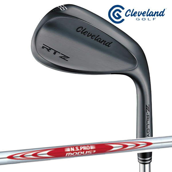 【製造会社カスタム】ダンロップ メンズ クリーブランド RTZ 黒いこと繻子 ウェッジ NS PRO MODUS 3 TOUR 105 スチール写真矢がら【25】