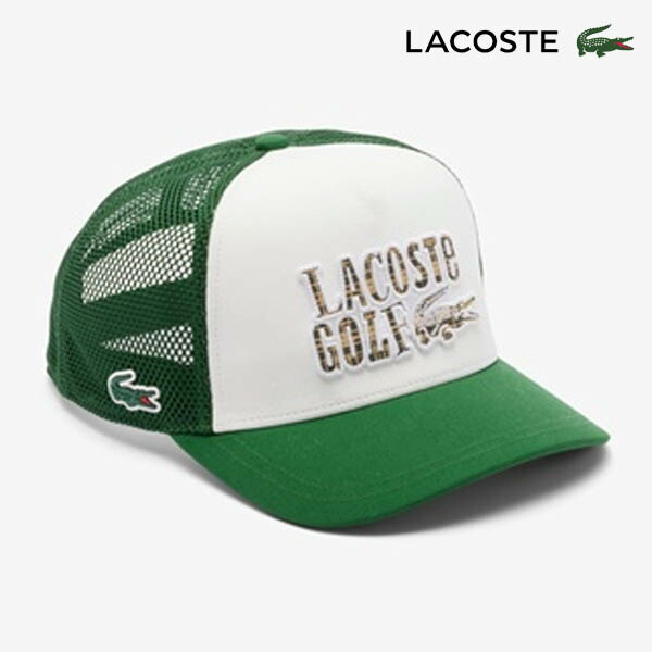 ラコステ 2025年春夏モデル メンズ ゴルフ メッシュ キャップ RK9168-99 LACOSTE【25】|パワーゴルフ(PowerGolf)
