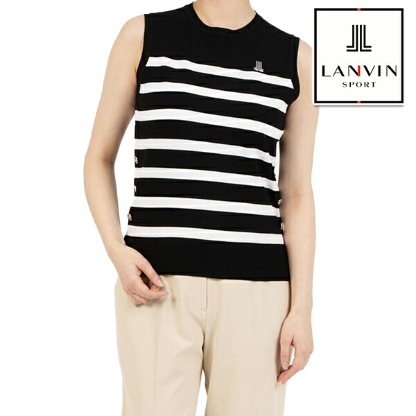 ランバン 2025年春夏モデル レディース クルーネック ニット ベスト VG5SVE31L LANVIN（ランバン）ランバンスポール【25】