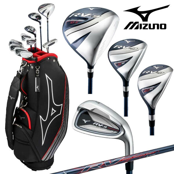 【グリップ全て新品】レディースゴルフセットMIZUNOミズノ他クラブ９本バック付 楽天市場】ミズノ公式 EFIL-8 レディースゴルフクラブ8本セット